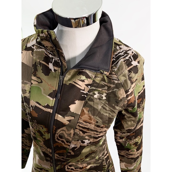 Under Armour Women's Camo Coldgear Puffer Coat - Picture 2 of 6